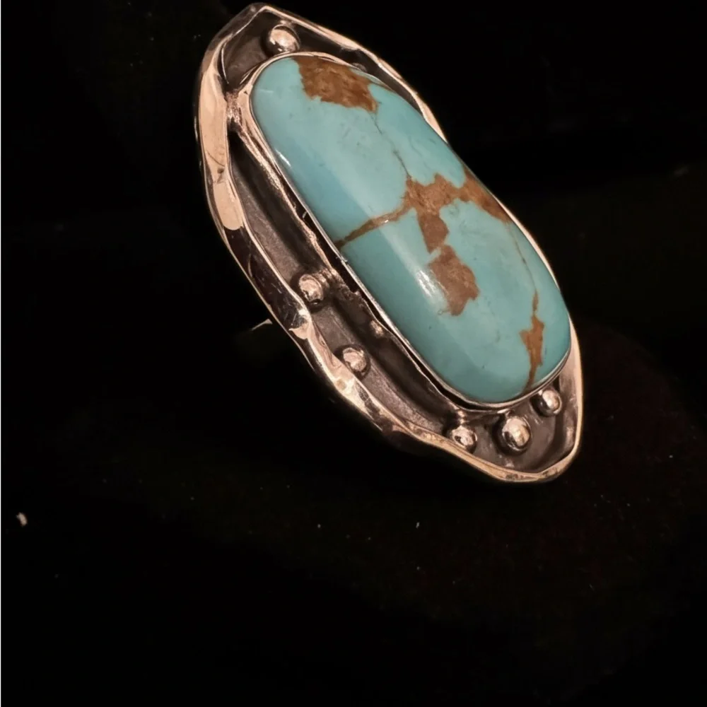 Sterling Silver‎ and Turquoise Statement Ring